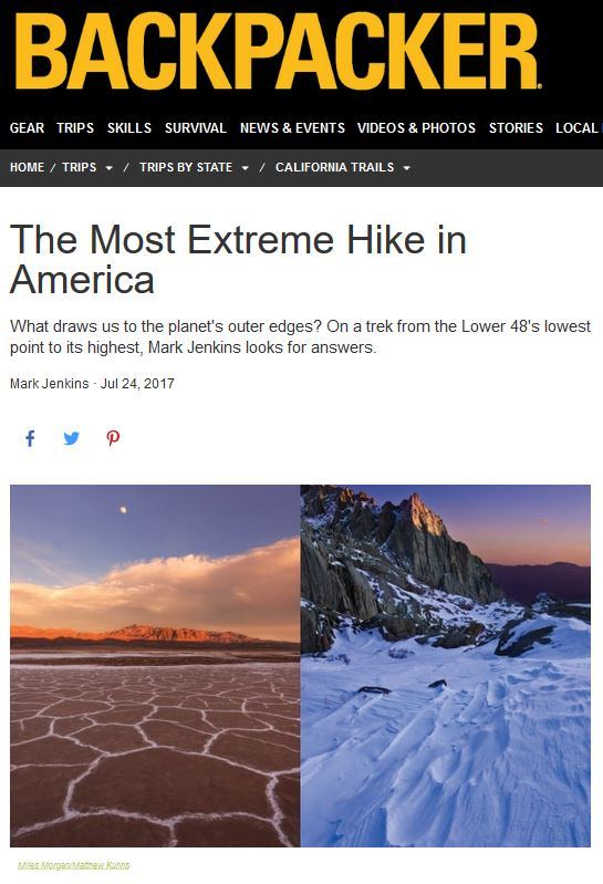 Backpacker - Extreme Hikes