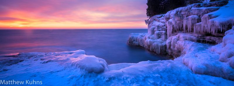Cave Point Ice
